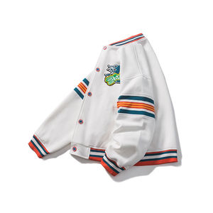 Blouson universitaire en polaire pour homme, modèle 2026, dernière conception, avec logo personnalisé, manches longues, en polaire, en vente, service OEM - Product Image 5