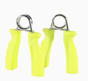 Hand Grip Strength <b>Trainer</b> Yellow Plastic Anti Slip Handle Exercise Tool for Forearm Workout - Product Image 6
