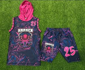 Uniformes de Compresión Personalizados para Equipos de Fútbol 7v7, Conjunto de Entrenamiento para Jugadores Juveniles de Fútbol, Sublimado con Bandera, Atletismo 7on7, Spandex - Product Image 5