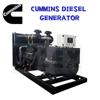 Générateur diesel ouvert Cummins de 1500 kVA, de qualité industrielle, robuste, à 16 cylindres, facile d'entretien, 1200 kW, pour travaux municipaux