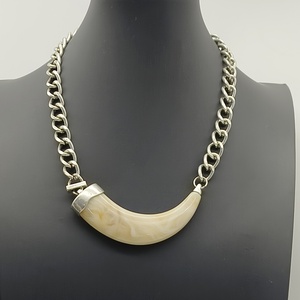 Conjunto de Joyería Geométrica con Collar, Aretes, Anillo y Brazalete, Estilo Bohemia para Mujer, con Piedras Naturales, Resina y Acrílico, Accesorios de Moda - Product Image 4