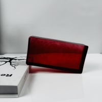 Bloc de verre cristallin rouge transparent et lisse, directement du fabricant, pour revêtement mural de restaurant