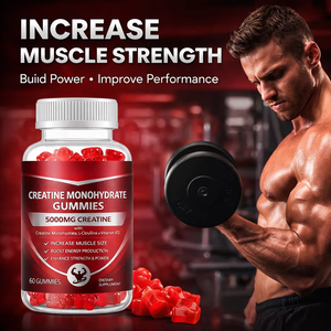 Gomitas de Creatina Monohidrato OEM ODM para Aumentar la Fuerza Muscular y Mejorar el Rendimiento, Suplemento de Creatina Fácil de Tomar, 60 Gomitas - Product Image 3