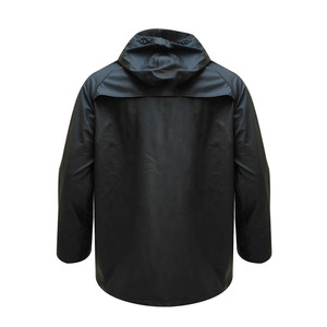 Waterproof Reversible Hooded Zipper Men's <b>Rain</b> Suit 2-Piece Set 100% Polyester Fashionable Travel <b>Jackets</b> Pants Customizable - Product Image 1
