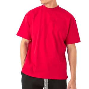 T-shirt surdimensionné personnalisé pour homme, impression de logo, 100% coton, t-shirt grande taille, t-shirts amples, t-shirt à coupe ample - Product Image 3