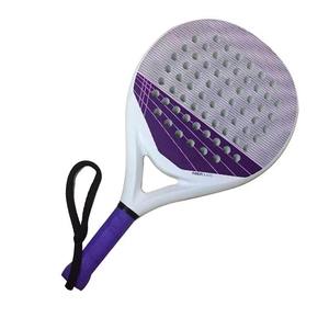 Raquette de padel personnalisée de haute qualité en fibre de carbone, face en carbone 18K, OEM ODM, filet en nylon EVA, fabriquée au Pakistan, faible MOQ - Product Image 3