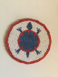 Ensemble de 6 sous-verres perlés faits à la main, tapis de bar réutilisables, accessoires classiques pour boissons, pour usage domestique - Product Image 2