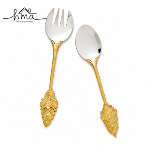 Cuillère en laiton doré à long manche torsadé, design minimaliste, vaisselle élégante - Product Image 5