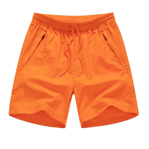 Men's Solid Navy Blue Quick Dry Polyester Board Shorts Mid Rise Drawstring Casual Swim Shorts - Product Image 2