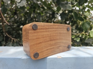 Portavelas de Madera, Forma Cuadrada, Acabado Natural, Decoración para el Hogar - Product Image 6