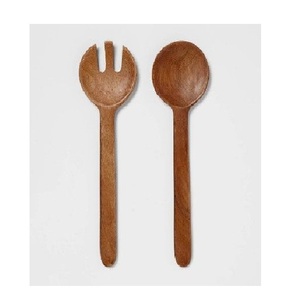 Ensemble de saladiers en bois faits à la main au style unique avec poignée en spirale, 100% fabriqué à la main en INDE, accessoires de cuisine, utilisation hôtelière - Product Image 6