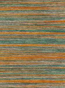 Tapis de décoration moderne pour la maison, bleu doux, abstrait superposé, inspiré des vagues de mer, fabriqué en Inde à bas prix - Product Image 2