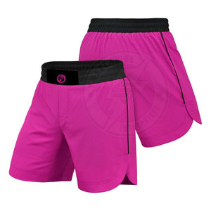 2026 New Arrival Solid Color Men MMA Shorts For Adult OEM Service Wholesale Custom Made MMA Shorts - Product Image 4