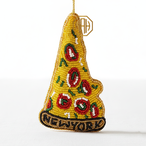 Adorno Colgante Hecho a Mano con Cuentas del Empire State Building, Decoración Clásica Rectangular para Árbol de Navidad, Encanto Festivo, Regalo - Product Image 4