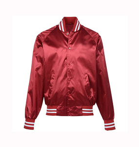 Chaquetas Varsity de Satén para Hombre de Primera Calidad al por Mayor, Hechas a Medida, Transpirables, Ropa Urbana, Chaquetas de Invierno de Satén para Hombre - Product Image 4