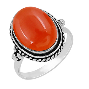 Bague solitaire ovale Gourik en argent sterling 925 avec pierre de lune arc-en-ciel, style bohème du Sud-Ouest, oxydée, pour usage quotidien - Product Image 4