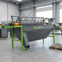 Machine de séparation par criblage à tambour rotatif pour ligne de production d'engrais