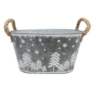 Cubo de Metal de Estilo Europeo Moderno para Hotel, con Forma de Navidad, el Mejor para Sublimación, Grande, de Lujo para el Hogar - Product Image 3