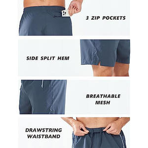 Pantalones Cortos Deportivos Personalizados de Secado Rápido para Hombre, Ideales para Correr, Hacer Ejercicio, Actividades al Aire Libre y Gimnasio, con Malla Transpirable - Product Image 3