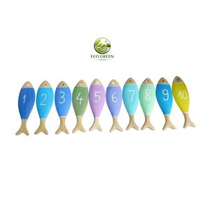 Handmade Ash Wood Fish <b>Wall</b> Decor Polished Modern Hanging Ornament with Customized Finish for Home Beach Resort Gift Store - Product Image 5