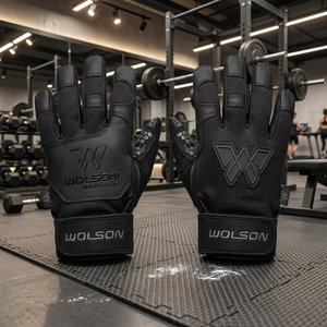 Premium Full <b>Finger</b> Weightlifting Gym Gloves Comfortable Grip Workout Fitness Training Support for Men and Women. - Product Image 3