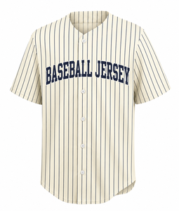 Camiseta de Béisbol de Manga Corta para Hombre, Personalizable, Negra y Blanca, de Poliéster Transpirable - Product Image 1