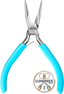 LUMINEX IMPEX <b>Long</b> <b>Nose</b> Stainless Steel Lightweight Jewelry Making Pliers for Jewelry Polishing with Smooth Work - Product Image 4