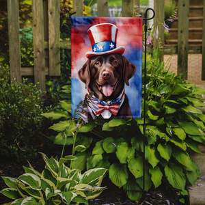 Multicolor Labrador Retriever Patriotic American <b>Garden</b> Flag Mailbox Decorative Yard Flag Banner <b>for</b> Patio Yard Lawn <b>Signs</b> - Product Image 2