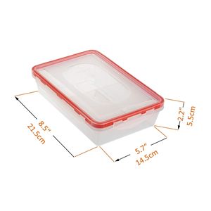 24oz Meal Prep Meal Prep Containers 3pcs <b>Microwavable</b> BPA Free Bento <b>Lunch</b> <b>Box</b> External Leak Proof Portion Control Container - Product Image 4