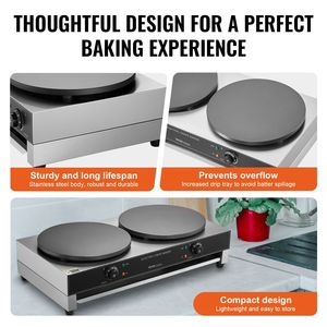 Macchina per crêpe e frittelle a doppia testa 3400 da 16 pollici - Product Image 5