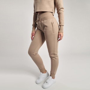 Women Hooded <b>Tracksuit</b> Set Solid Color Full Length Sweatpants With Side Pockets Casual Autumn Wear Spandex Cotton Blend - Product Image 4