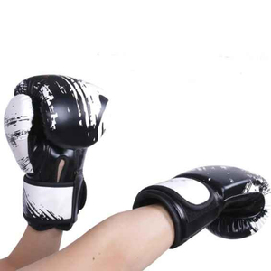 ถุงมือชกมวยหนังสีทอง แบบผูกเชือก สายรัดข้อมือปรับได้ ระบายอากาศได้ดี สำหรับผู้ใหญ่ ทั้งชายและหญิง - Product Image 6