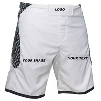 Pantalones Cortos Ligeros de MMA para Hombre, de Secado Rápido, para Kickboxing, BJJ, Lucha Libre, Entrenamiento de UFC, Ropa Deportiva Elástica