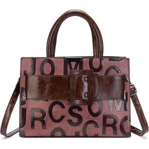 Bolso de hombro profesional para mujer, diseño estructurado, espacioso, elegante, de cuero genuino, para el trabajo. - Product Image 4