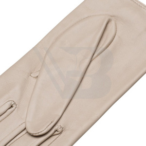 High Quality Winter Women's Napa Lambskin Leather <b>Gloves</b> With <b>Wool</b> Cashmere Fleece Lining For Driving And Sports - Product Image 6