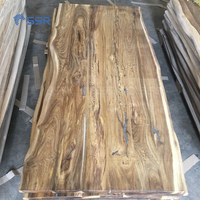 SSR VINA - Senna Siamea Wood Edge Glue Live Edge Countertop-Table en dalle de bois plan de travail tables à manger benchtop desktop