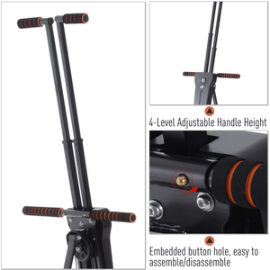 Macchina Verticale per Arrampicata Regolabile, Attrezzatura Fitness Cardio Pieghevole, Materiale PC, Controllo Meccanico - Product Image 6