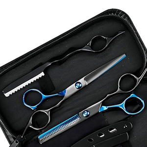 Tijeras Profesionales para Cortar el Cabello, Tijeras de Entresacar, Cuchilla de Borde Recto, Accesorios de Barbería, Herramienta de Estilismo de Acero Inoxidable IMANS - Product Image 2