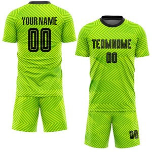 Custom Soccer Jersey Set Uniform Half Sleeve Blue <b>T</b>-<b>Shirt</b> 100% <b>Polyester</b> Moisture-Wicking Bulk Customized Soccer Wear for Sale - Product Image 2