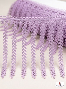 Fabricante de Telas de Encaje con Flecos para Pestañas al por Mayor, Proveedor de Material de Encaje Africano para Vestidos de Novia, Europa, Israel - Product Image 5