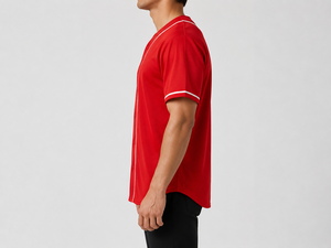 Uniforme Deportivo Personalizado de Poliéster con Botones, Ligero, Cómodo, con Logotipo Sublimado en la Parte Delantera y Trasera - Product Image 2