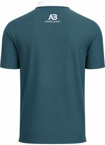 Camiseta de Manga Corta Casual para Hombre, Marca AMY, 100% Algodón, Corte Regular, Lisa, con Logotipo Personalizado al por Mayor - Product Image 2
