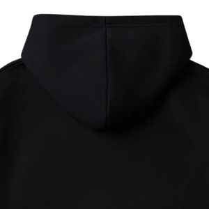 <b>Mens</b> Black <b>Pullover</b> Fleece Hoodie Casual Long Sleeve Athletic Gymwear Streetwear Winter Wear Fashion Apparel Hoodie - Product Image 4