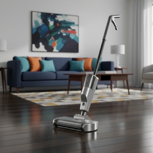 SUDEX Machine de nettoyage de sol sans fil pour la maison, auto-nettoyante, aspirateur humide et sec, portable - Product Image 2