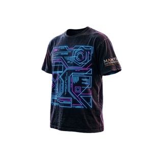 เสื้อยืดโอเวอร์ไซส์แฟชั่นสตรีทสไตล์สำหรับผู้ชาย ทรงลำลอง ผ้าโพลีเอสเตอร์/คอตตอน ป้องกันรังสียูวี แห้งเร็ว สตรีทแวร์ - Product Image 1
