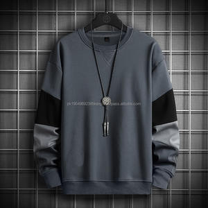 Sweat-shirt à col rond pour homme, nouveau, vintage, décontracté, coréen, à manches longues - Product Image 1