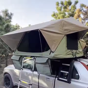 เต็นท์บน<span class=keywords><strong>หลังคา</strong></span>แบบแข็งน้ำหนักเบาทันสมัยผ้าอ๊อกซ์ฟอร์ดอลูมิเนียมสำหรับตั้งแคมป์บนรถมีหลังคาแบบผนวก - Product Image 3