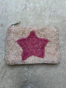 Beaded Square <b>Pouch</b> Coin <b>pouch</b> <b>Zip</b> Closure Women's Fashion Accessory Hand <b>Pouch</b> Beaded Embroidered Seed Bead Stylish designer - Product Image 3
