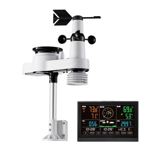 Estación Meteorológica Wi-Fi 5 en 1 con Pantalla VA de 7.5 Pulgadas, Sensor Exterior Inalámbrico con Energía Solar, Pluviómetro para Uso en Interiores y Exteriores - Product Image 2
