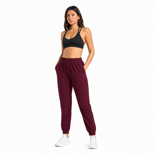 Pantalones Deportivos de Entrenamiento Ligeros para Mujer, Tejidos, de Secado Rápido, Elásticos, de Nailon, con Bolsillos - Product Image 4